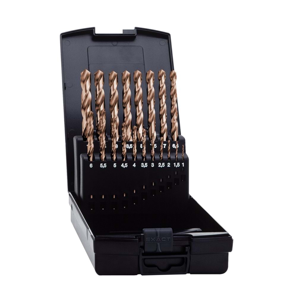 Matkap Ucu DIN 338 HSSE-Co 5 SET EXACT 10,00mm (19LU SET)