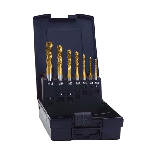 TİN HELİS KILAVUZ EXACT HSS-E 35 HM7 M3-M12 ( MACHİNE SET )