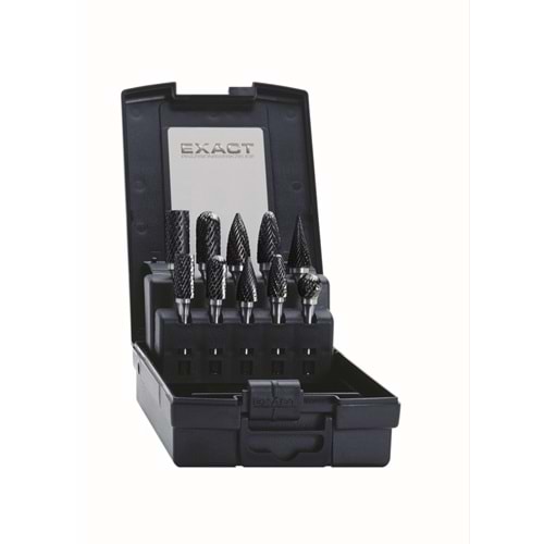 Taşlama Pimi EXACT HM TİCN Kalıp Başına 10 Adet 3xØ 10+12 mm (SET)